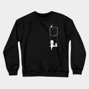 Funny cat and mouse Crewneck Sweatshirt